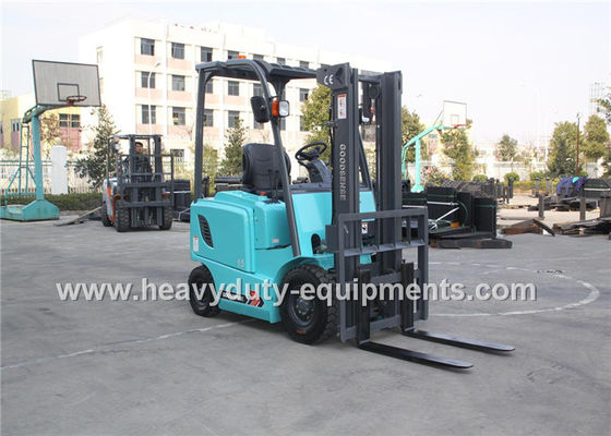 ประเทศจีน Blue SINOMTP Battery Powered 1.5 Ton Forklift 500mm Load Centre With Full View Mast ผู้ผลิต