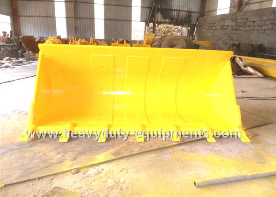 ประเทศจีน flat bottom type bucket with 3.0m3 capacity and 6705mm min.steering radius ผู้ผลิต