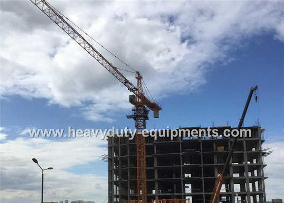 ประเทศจีน Tower crane with free height 40m and max load 6 T with warranty for construction ผู้ผลิต