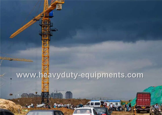 ประเทศจีน Safety Concrete Construction Equipment Luffing Jib Tower Crane 161M Max Height For Max Load ผู้ผลิต