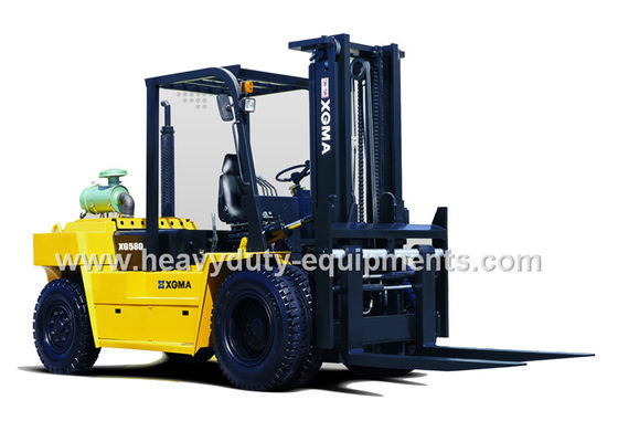 ประเทศจีน Log Yard Heavy Duty 8 Tons Forklift Flexible Steering 10800Kg Deadweight ผู้ผลิต