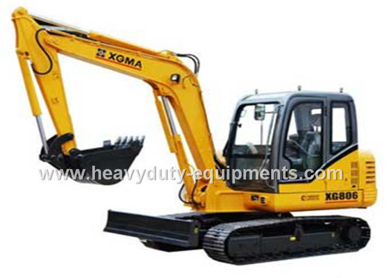 ประเทศจีน XGMA XG806 hydraulic excavator equipped with standard attachment in 0.22 cbm ผู้ผลิต