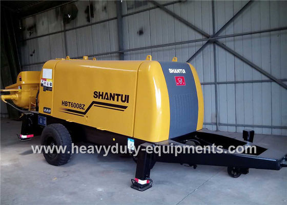 ประเทศจีน SHANTUI HBT6008Z trailer pump adopted to achieve good concrete suction performance ผู้ผลิต