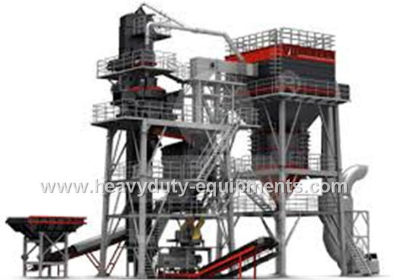 ประเทศจีน 830kw Sinomtp Sand Processing Plant  VU System Aggregate Optimization 110-120 mm Feed Rate ผู้ผลิต