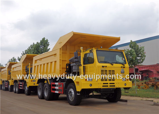 ประเทศจีน Mining tipper truck / dump truck bottom thickness 12mm and HYVA Hydraulic lifting system ผู้ผลิต