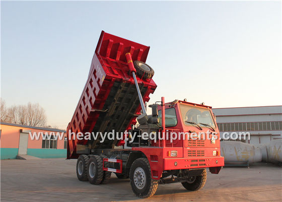 ประเทศจีน big loading  Mining dump truck 371 horsepower Left hand steering Vehicle from sinotruk ผู้ผลิต