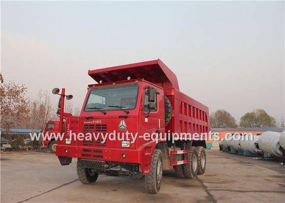 ประเทศจีน 70 ton 6x4 mining dump truck with 10 wheels 6x4 driving model HOWO brand ผู้ผลิต