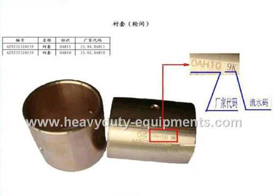 ประเทศจีน sinotruk spare part wheel Bushing part number AZ9231320159 for howo trucks ผู้ผลิต