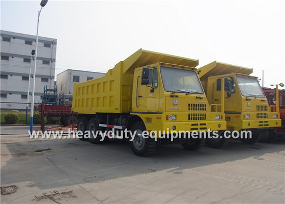 ประเทศจีน Sinotruk HOWO 70Tons mining dump truck / mining tipper truck for base Rock ผู้ผลิต