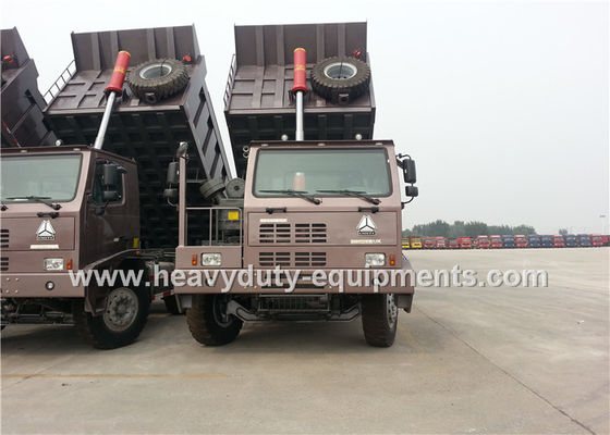 ประเทศจีน 6x4 driving sinotruk howo 371hp 70 tons mining dump truck  for mining work ผู้ผลิต