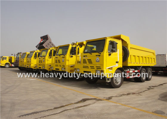 ประเทศจีน 371HP SINOTRUCK HOWO 70 tons mining dump truck , parabolic leaf spring Tipper Dump Truck ผู้ผลิต