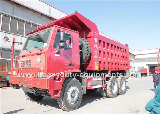 ประเทศจีน Sinotruk HOWO mining dump truck / tipper special truck 371hp  with front lifting cylinder ผู้ผลิต