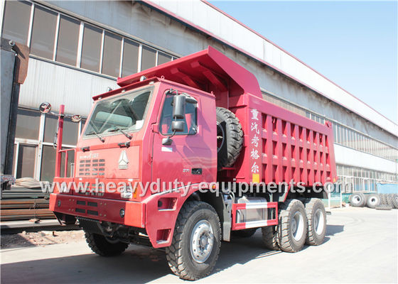 ประเทศจีน 6x4 mining dump truck with HW7D cab and reinforce frame ISO / CCC Approved ผู้ผลิต