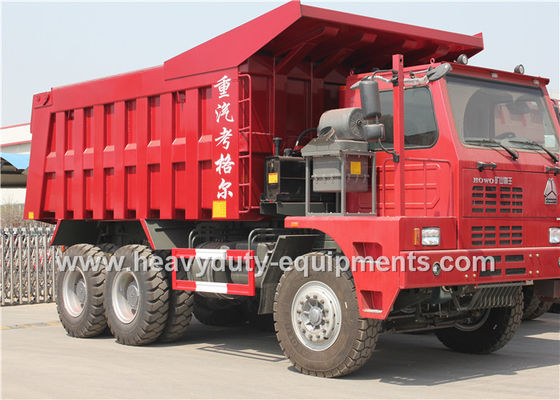 ประเทศจีน 70 tons 6X4 Mine Dump Truck brand Sinotruk HOWO with HYVA Hdraulic lifting system ผู้ผลิต