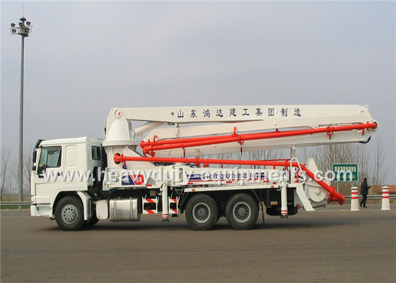 ประเทศจีน Concrete Pump Trailer 48m boom ผู้ผลิต