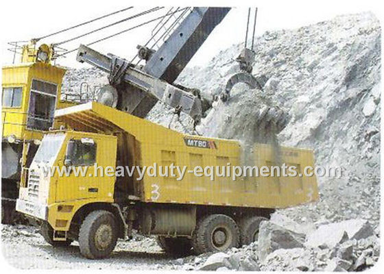 ประเทศจีน Rated load 50 tons Off road Mining Dump Truck Tipper  drive 6x4 with 32 m3 body cargo Volume ผู้ผลิต