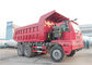 Sinotruk howo heavy duty loading mining dump truck for big rocks in wet mining road ผู้ผลิต